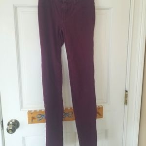 Maroon Skinny Jeans